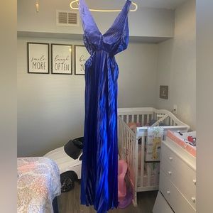 Royal blue formal dress